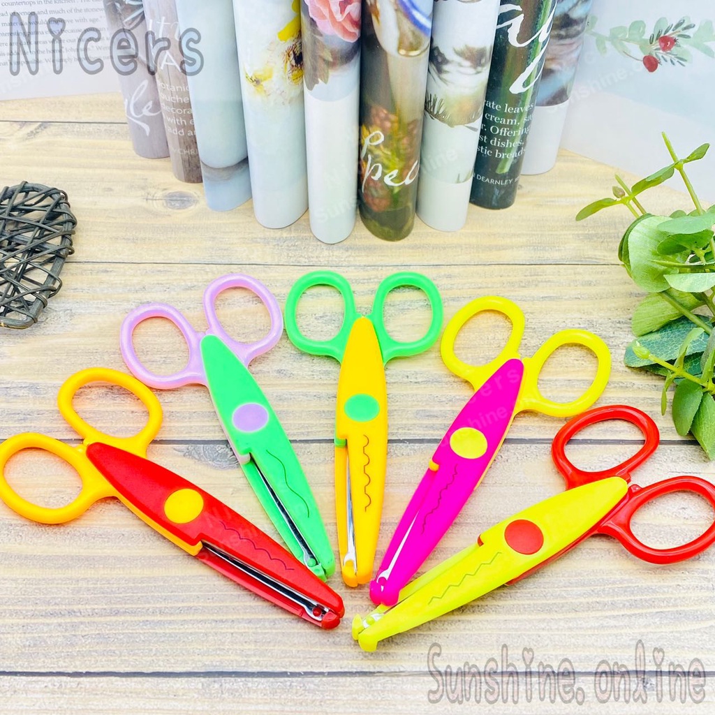 1pc Cute Plastic Scissors For Children, School Students, Diy Handmade  Scrapbook Supplies