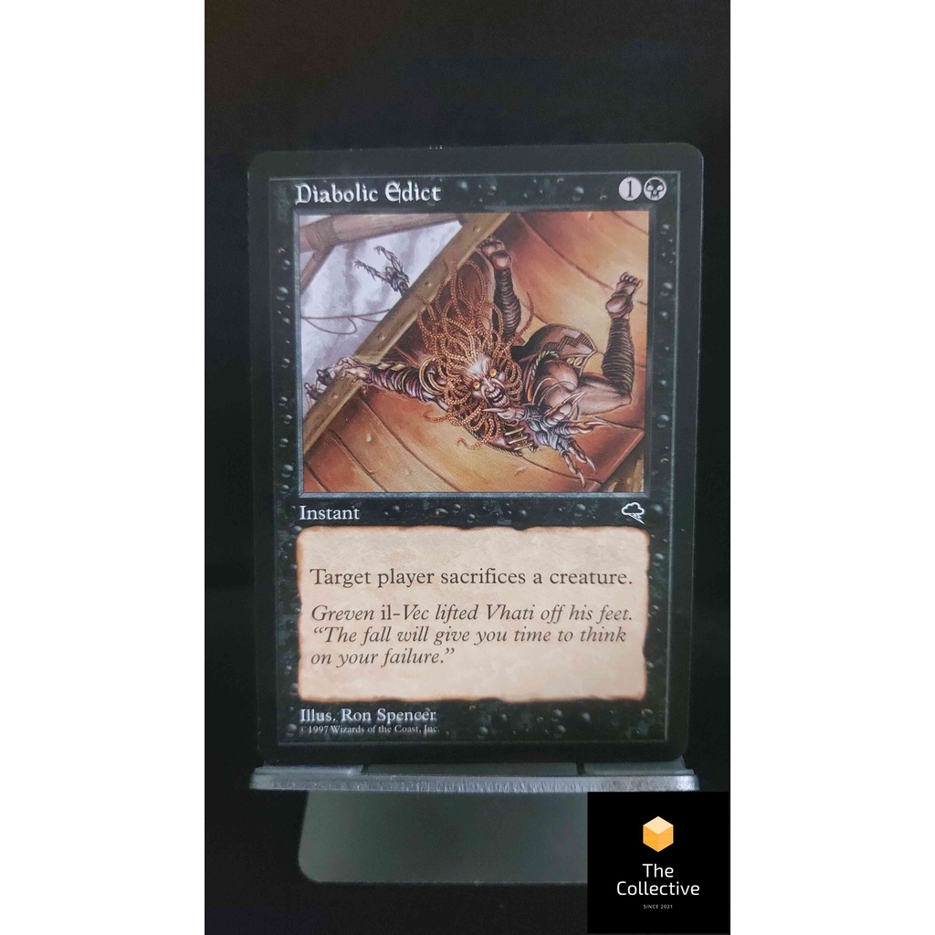 Magic the Gathering - MTG Card Game - Diabolic Edict - [ID: BB1] | Shopee  Philippines