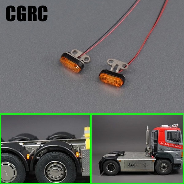 LED Warning Lights Hazard Lights for 1/14 Tamiya RC Truck Trailer