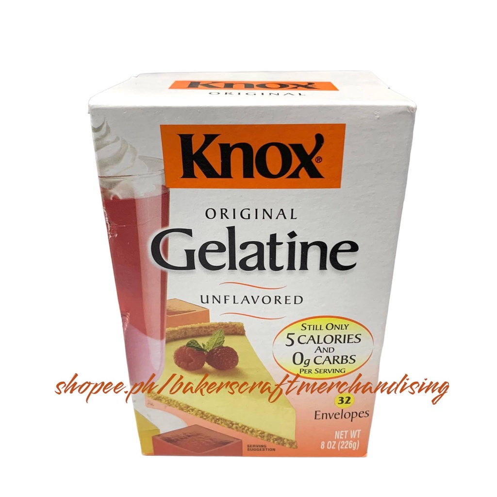 Knox Gelatine Original Unflavored 32 Pcs Shopee Philippines