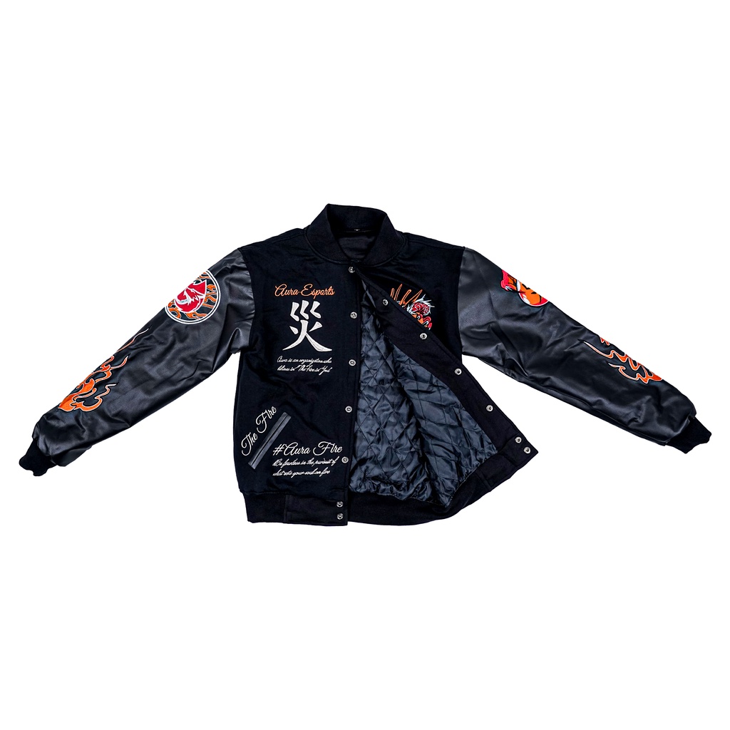 Aura FIRE Varsity Jacket | Shopee Philippines