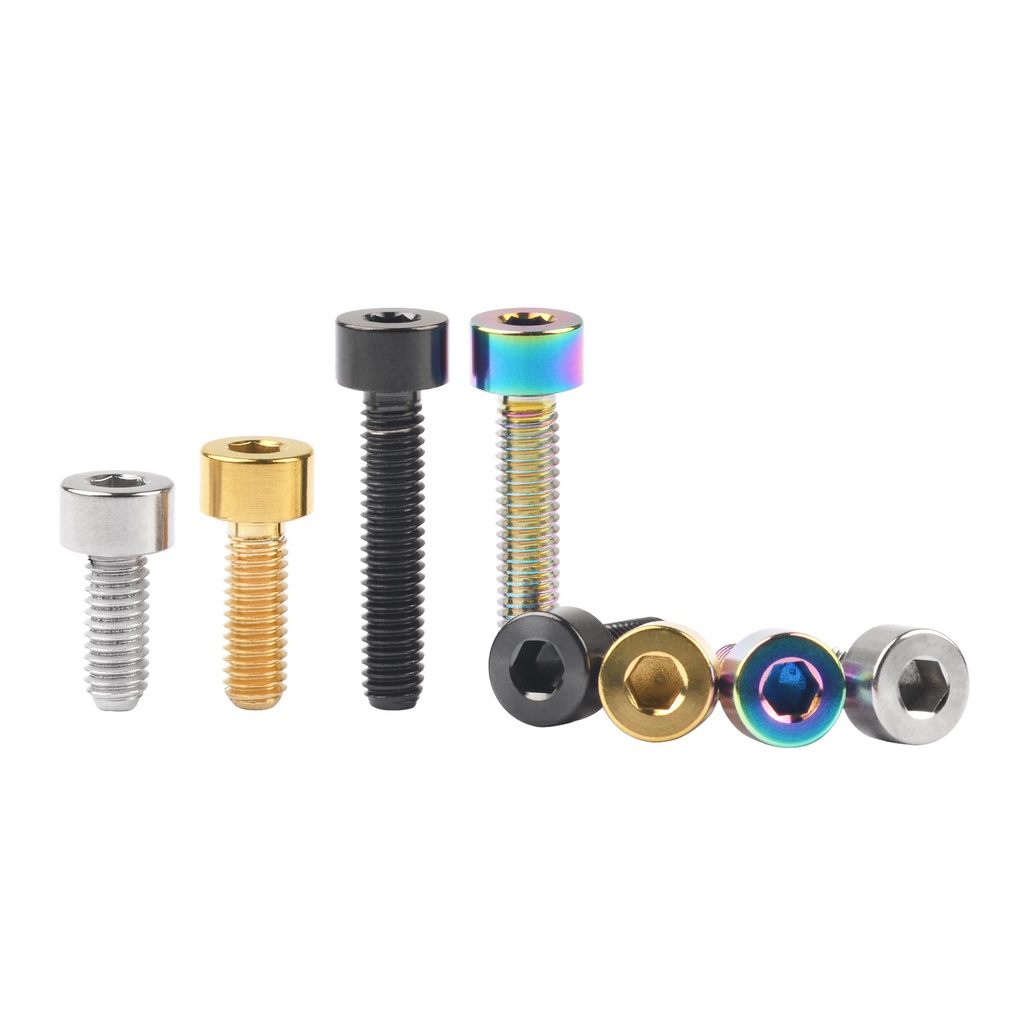 Wanyifa Titanium Bolt M4 Din912 Cylindrical Socket Hex Screw For Bike ...