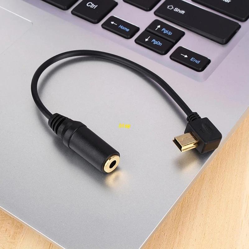 BT Micro USB Jack to Microphone 3.5mm Earphone Headphone Adapter Socket