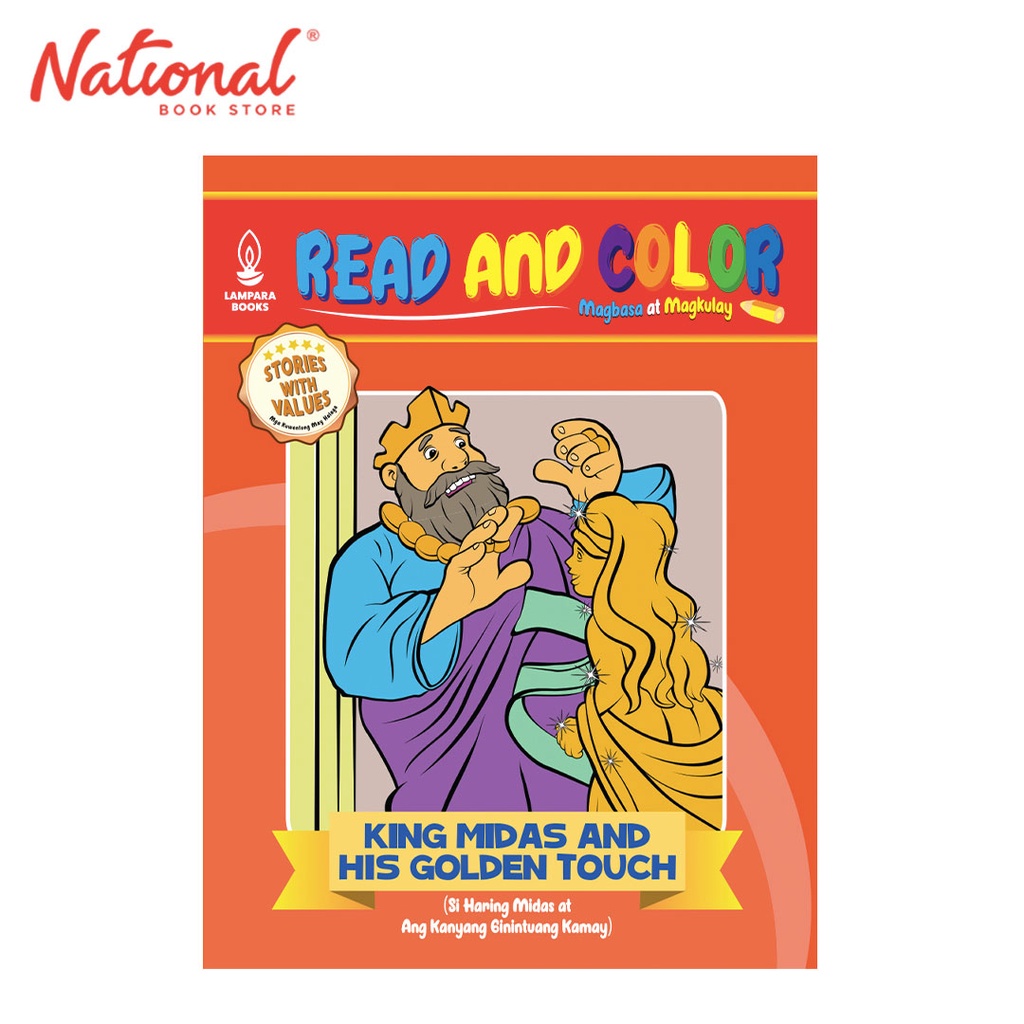 Read And Color: King Midas And His Golden Touch By Boots A Pastor ...