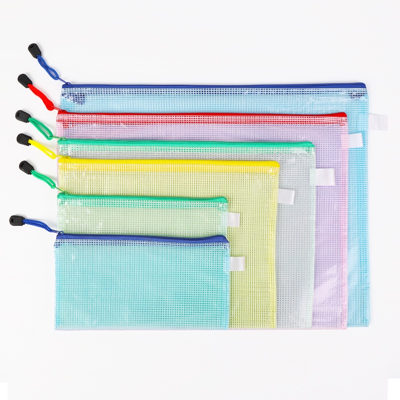Plastic Envelopes Zipper Envelope Document Storage Pouch Bag Holder