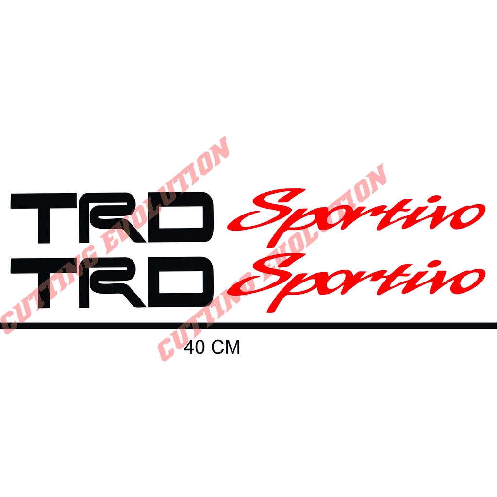 Trd Sportivo Car Sticker TRD Sportivo Sticker Shopee Philippines