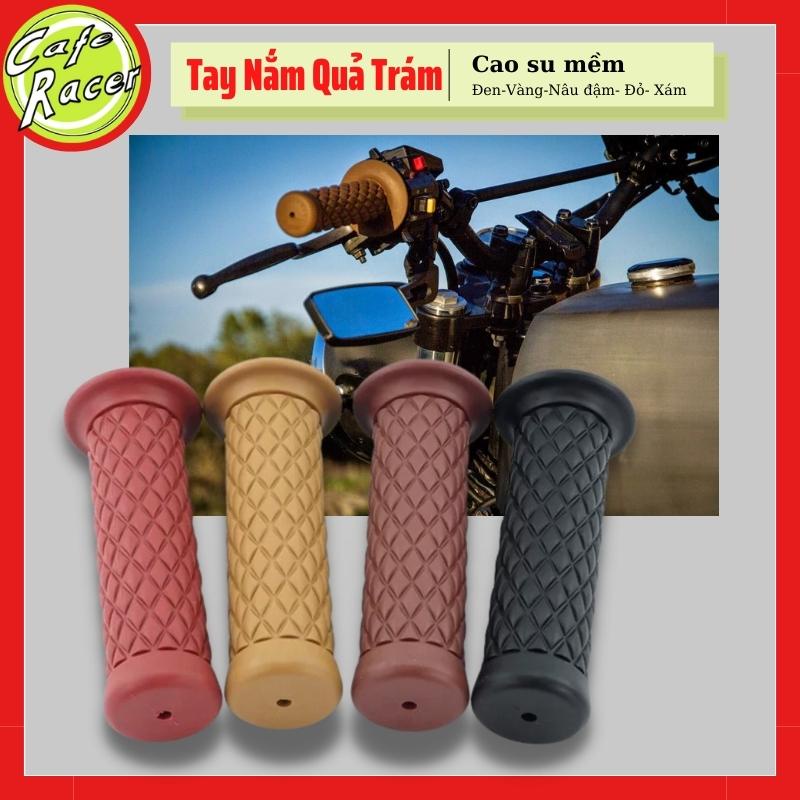 CAFE RACER rubber handle with smooth filling pattern for all custom ...