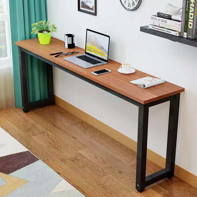 Long Computer Desk Desk Home Narrow Table Wall Writing Desk Rectangular ...