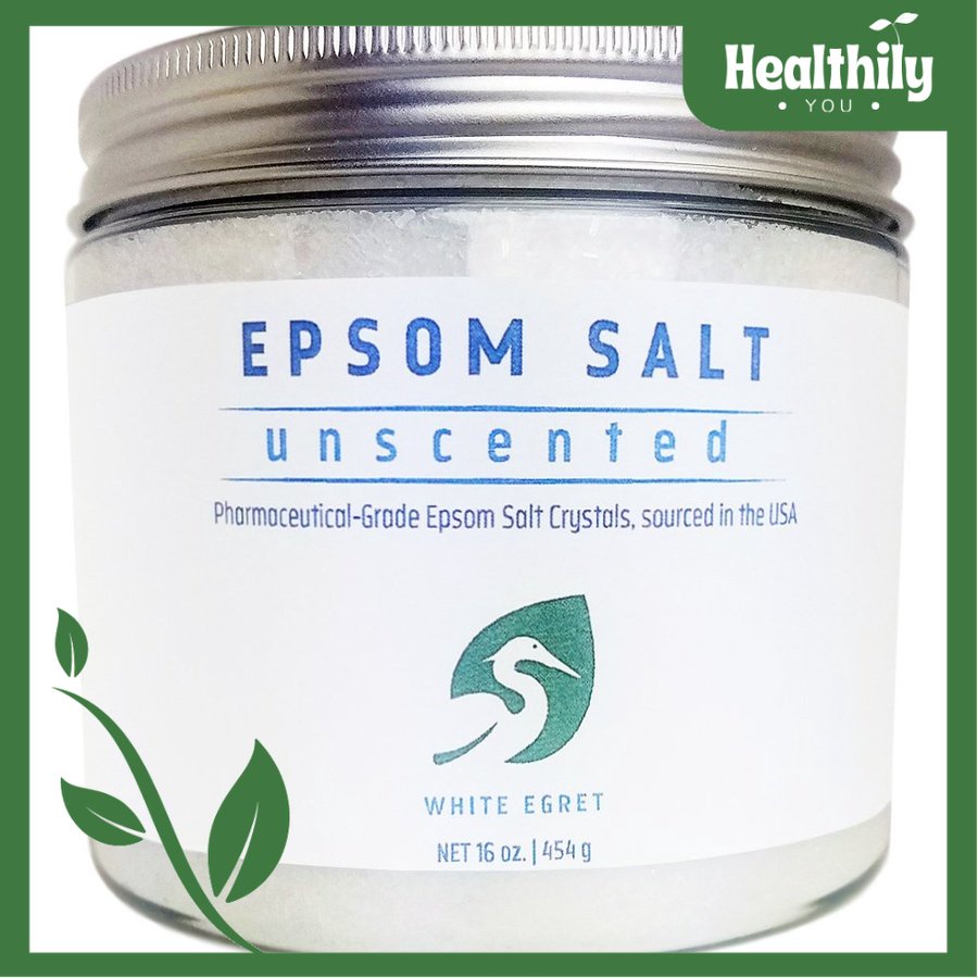 Healthily You White Egret Personal Care Epsom Salt Unscented 16 Oz 454 G Shopee Philippines 5091