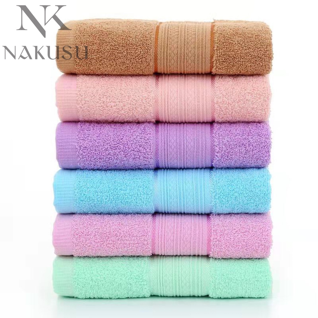 Nakusu Cannon Classic a Makapal 400g Super High Quality Plain Bath Towel 70 x 140cm Shopee Philippines