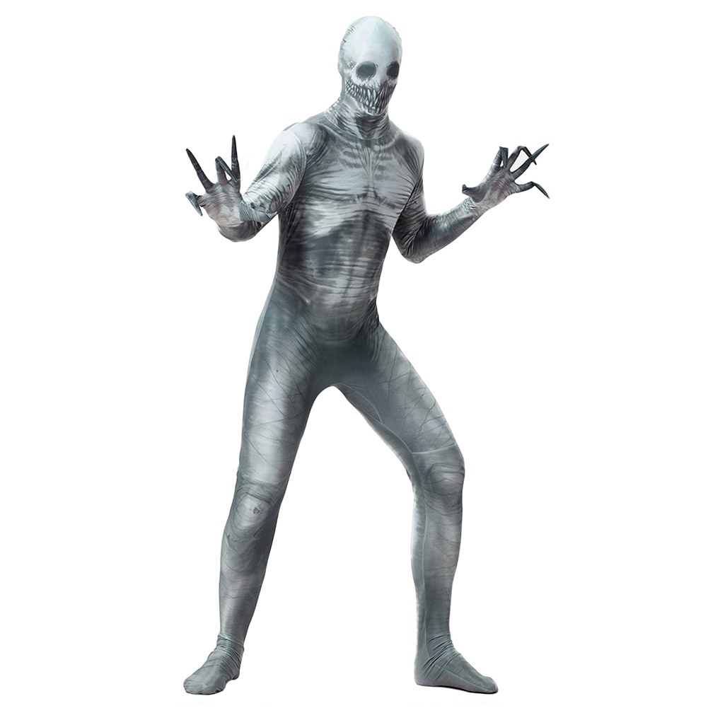 Halloween Men's Full Body Horror Zombie Mummy Zentai Cosplay Costume ...