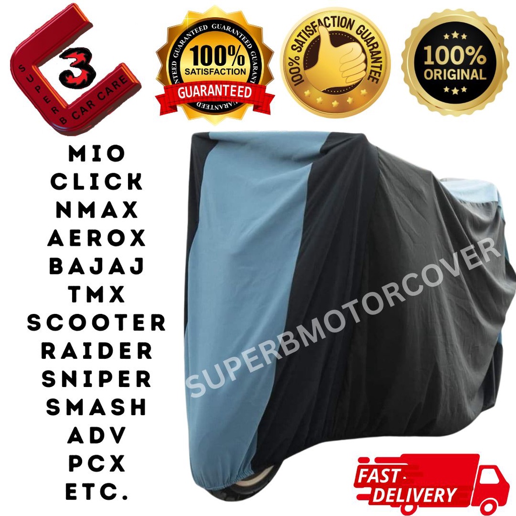 MOTORCYCLE COVER ALL TYPES MIO/ CLICK/ NMAX/ AEROX/ BAJAJ/ TMX/ SCOOTER ...