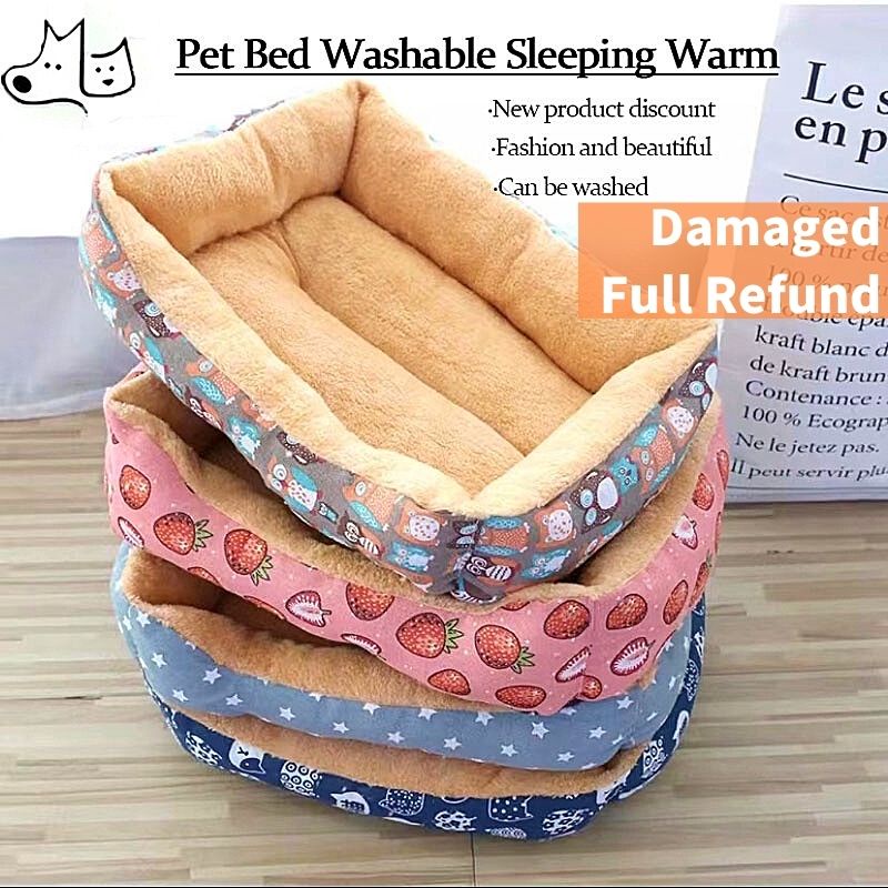 Dog Bed Mat Cat Bed Dog Bed Washable Sleeping Warm Soft Pet Mat Cat Mat ...