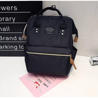 Japan Anello Backpack Unisex Regular Size SAX Rucksack Canvas School Bag :  : Fashion