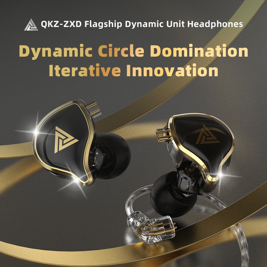 Qkz Zxt Zxn Zx3 Zxd Earphones HiFi Dynamic Bass Earbuds Monitor ...