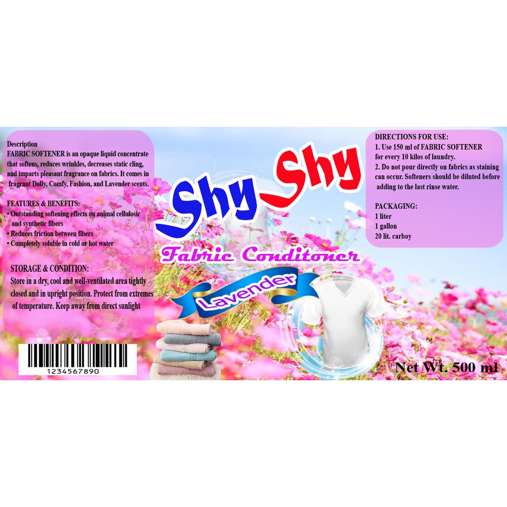 Sticker Label For Fabcon | Shopee Philippines