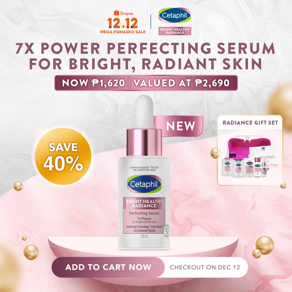 cetaphil cleanser Cetaphil Bright Healthy Radiance Perfecting Serum 30ml [Brightening