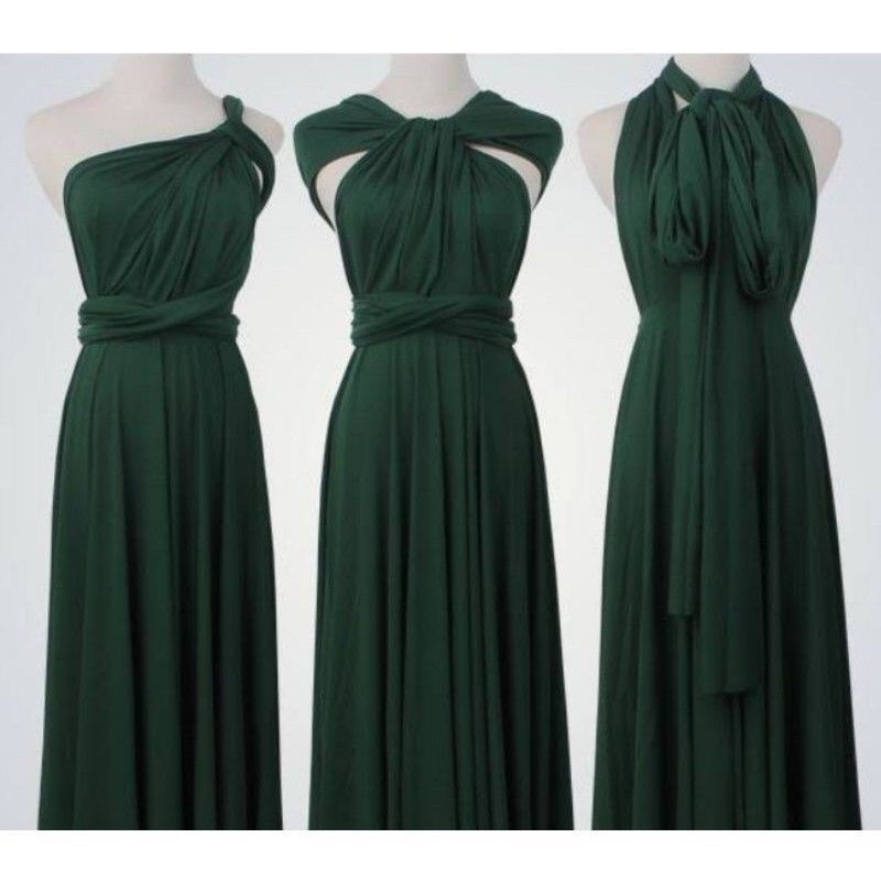 Infinity dress sale dark green