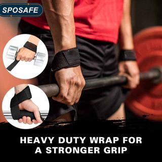 1Pair Hard Pull Wrist Lifting Straps Grips Band-Deadlift Straps with Wrist  Padded and Anti-Skid Silicone-for Weightlifting