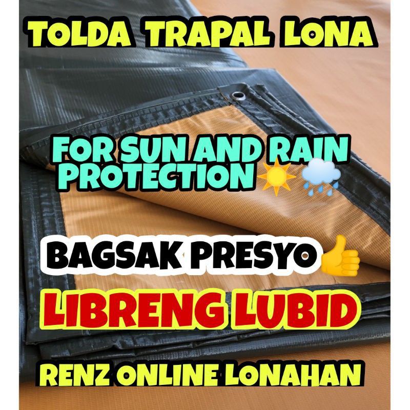 4x10meters MAYAMA S400 Matibay Best Quality Lona Trapal Tolda Tarpaulin ...