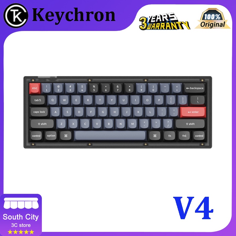 Curated visual reference: Visual Reference: Keychron V4 Wired Custom Mechanical Keyboard 60 Layout Qmk Via