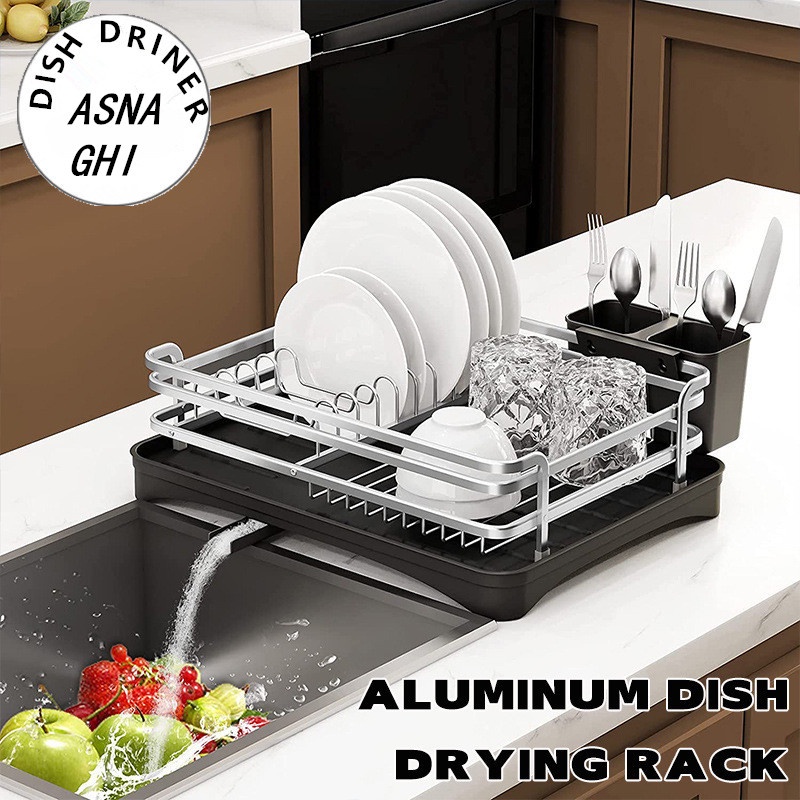 Senior stainless steel aluminum alloy dish rack large capacity