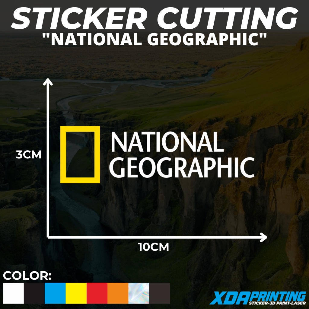 NATIONAL GEOGRAPHIC/NAT GEO CUTTING STICKER/STICKER | Shopee Philippines
