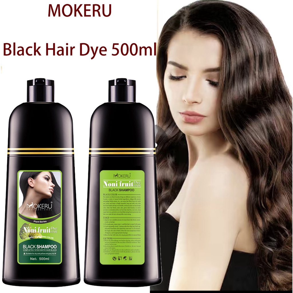 sin hair black shampoo japan MOKERU Black Hair Dye 500ml Black sin Hair ...
