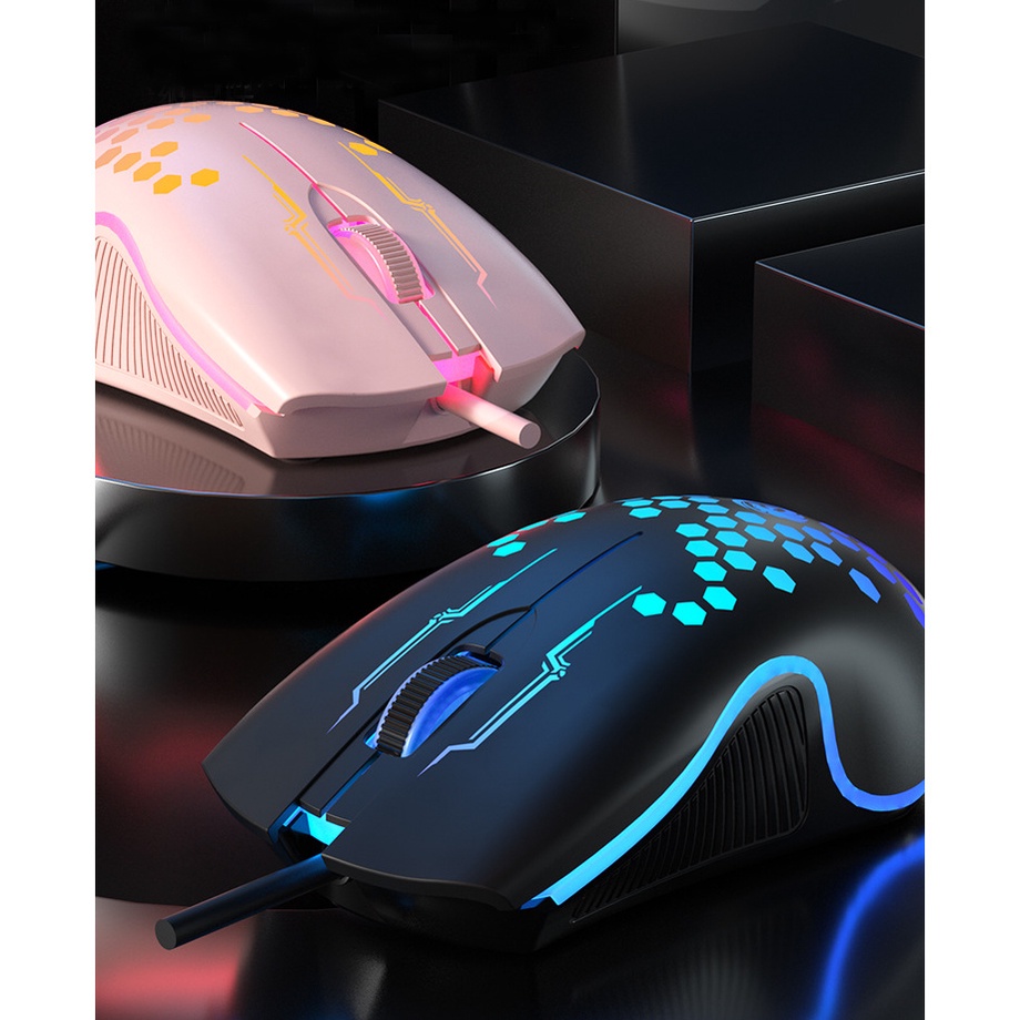 Gaming Mice Computer General USB Luminous Wired Mouse with RGB LED P8 ...