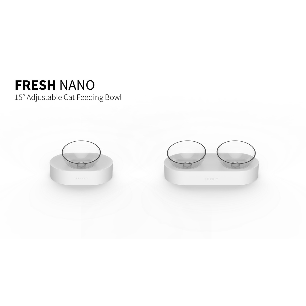 PETKIT Fresh Nano 15° Adjustable Pet Feeding Bowl Cat Bowl Dog Bowl ...