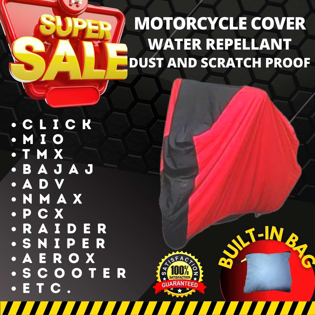 MOTOR COVER FOR MIO CLICK AEROX BAJAJ TMX SCOOTER RAIDER SNIPER ADV ...