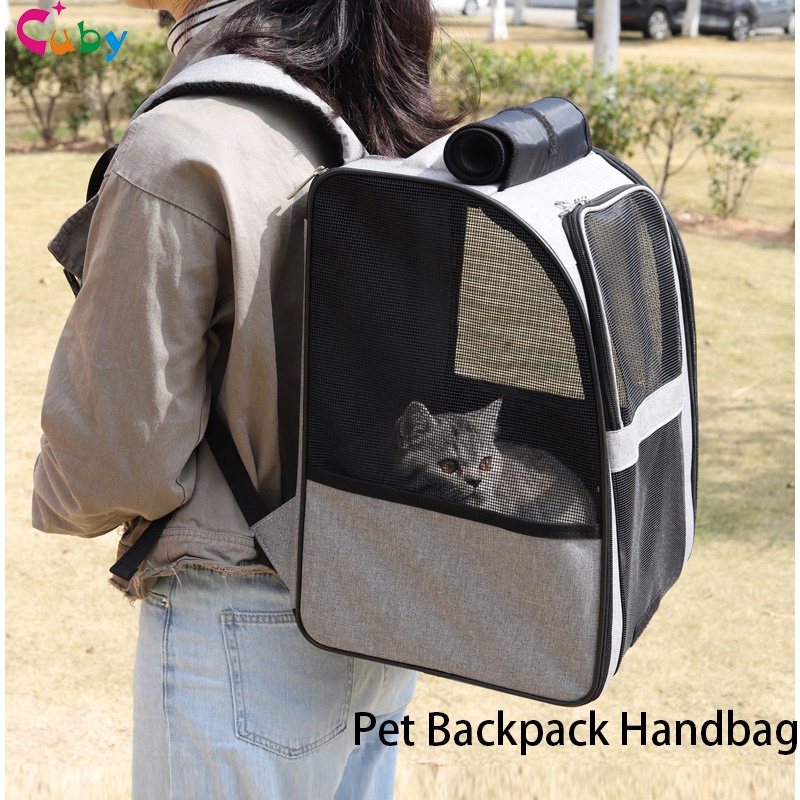 Cuby Pet Carrier Pets Bag Cat Dog Backpack Breathable Comfortable