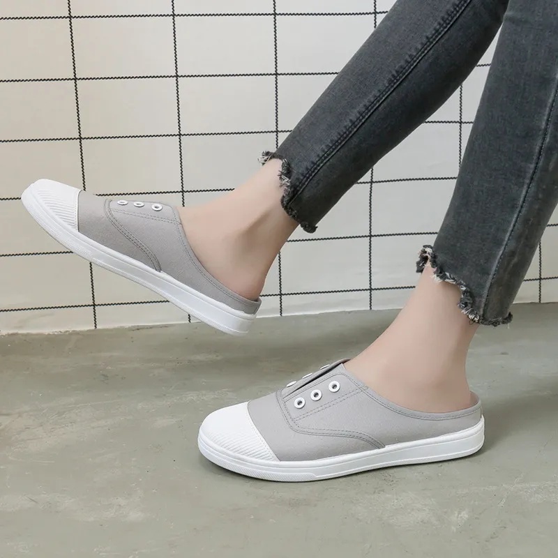 Canvas shoes slip on womens sale