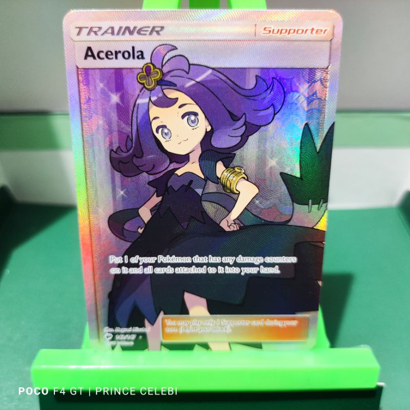 Pokemon TCG Acerola Full Art Shopee Philippines