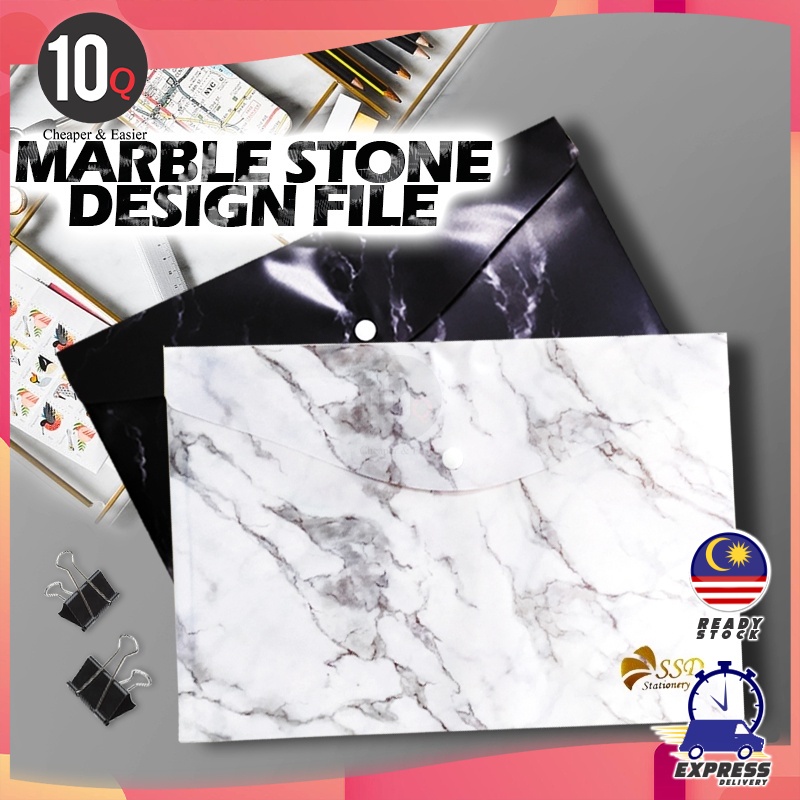 SSD A4 Button File Marble Stone Design Document Organiser Folder Fail ...