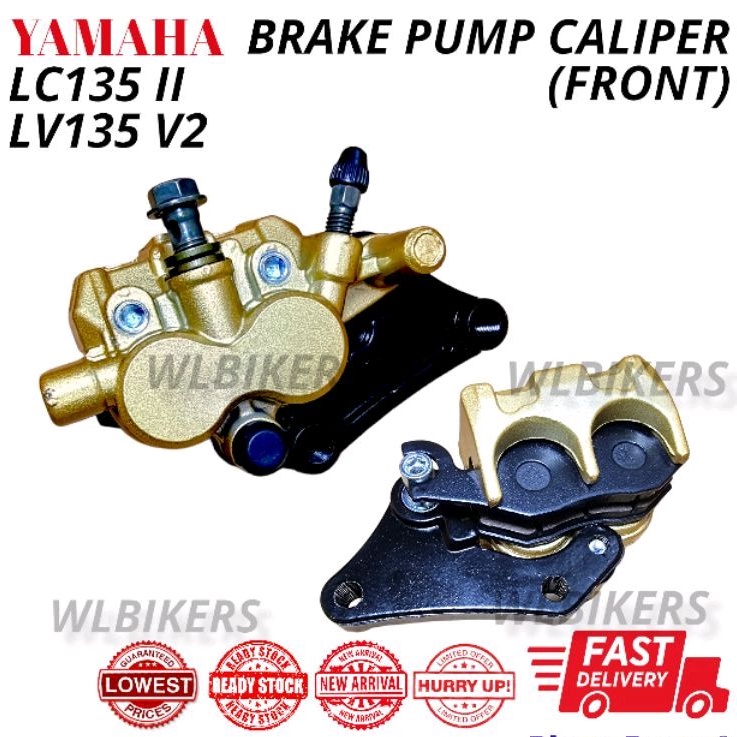 YAMAHA LC LC135 II V2 V3 V4 Y125ZR FRONT BRAKE PUMP CALIPER ASSY -HOT ...