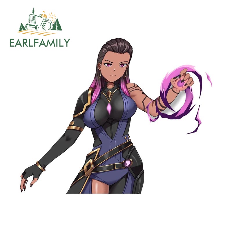 EARLFAMILY 13cm for Valorant Reyna Car Sticker Car Door Protector Decal ...