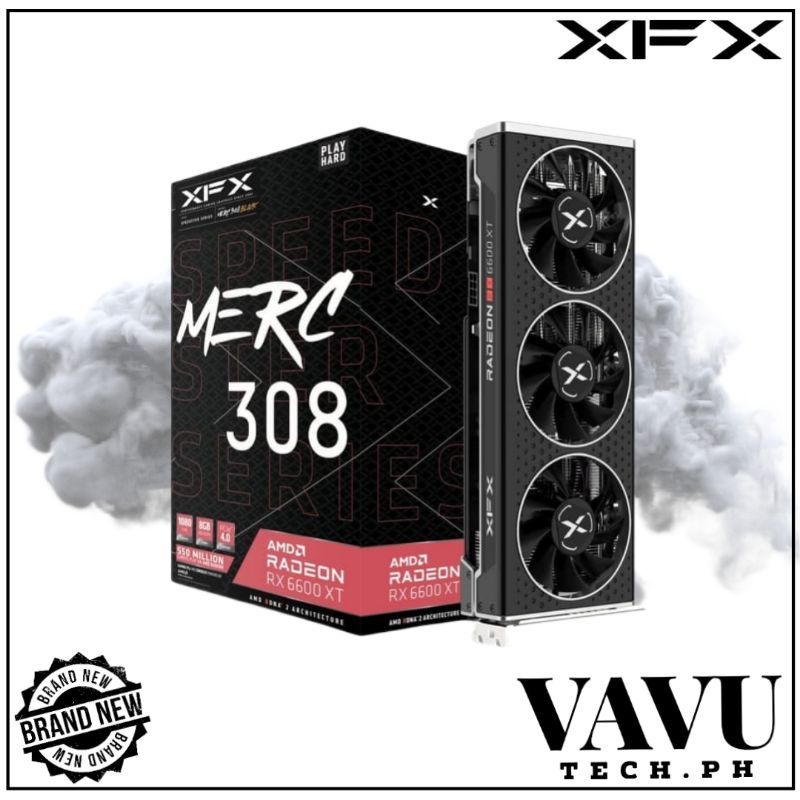 XFX Speedster MERC 308 AMD Radeon™ RX 6600 XT 8GB GDDR6 Video