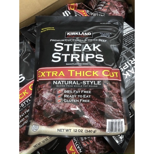 (Usa) Premium Steak Strips Kirkland Usa 340g Shopee Philippines