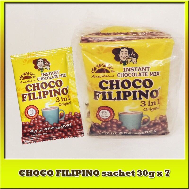 CHOCO FILIPINO 3 in 1 Sachet 30g × 7's or 30's Shopee Philippines