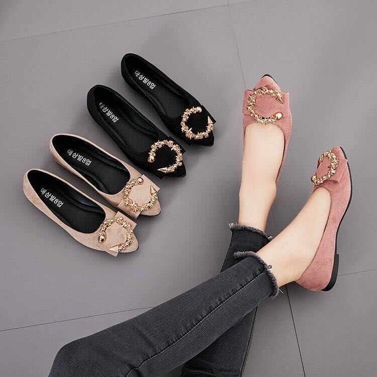 Korean Fashion 2023 Flat shoes for women casual daily loafer office ...