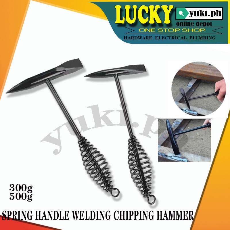 WELDING CHIPPING HAMMER WITH SPRING HANDLE ( 500g ) | Shopee Philippines