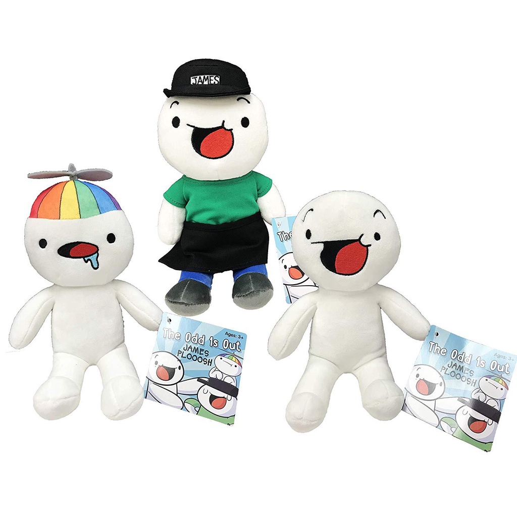 Cartoon Oddballs Cute Smile Plush Toy James Ploosh Doll Kids Gift ...