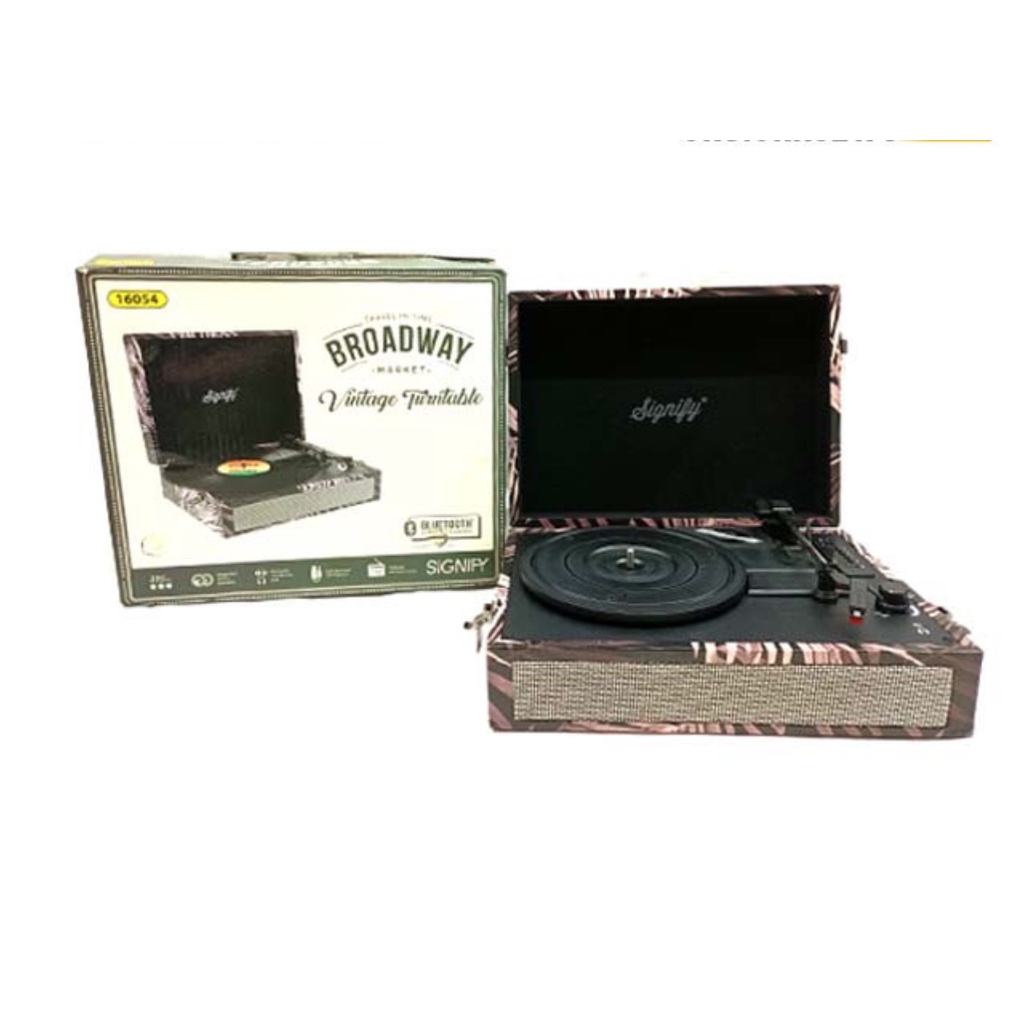 SIGNIFY Retro Turntable Briefcase | Shopee Philippines