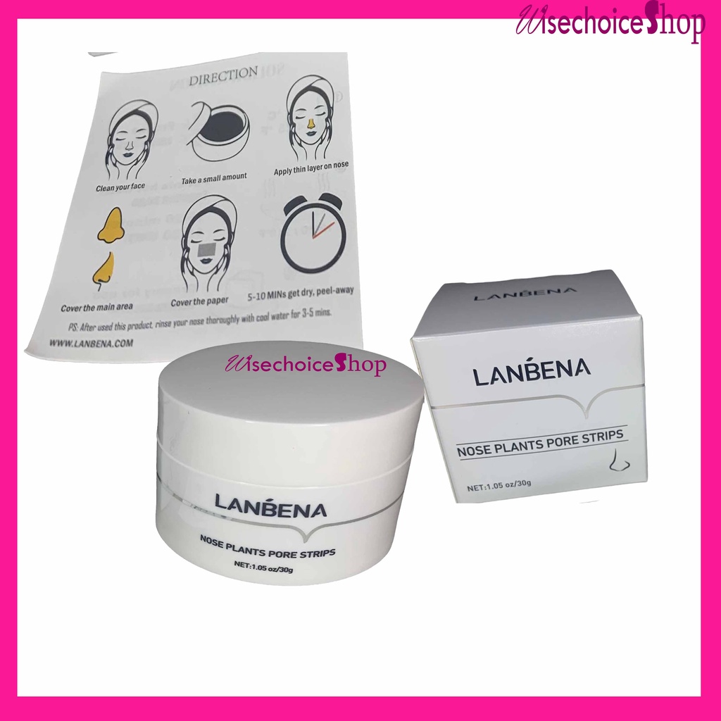Lanbena nose plants pore strips 30g | Shopee Philippines