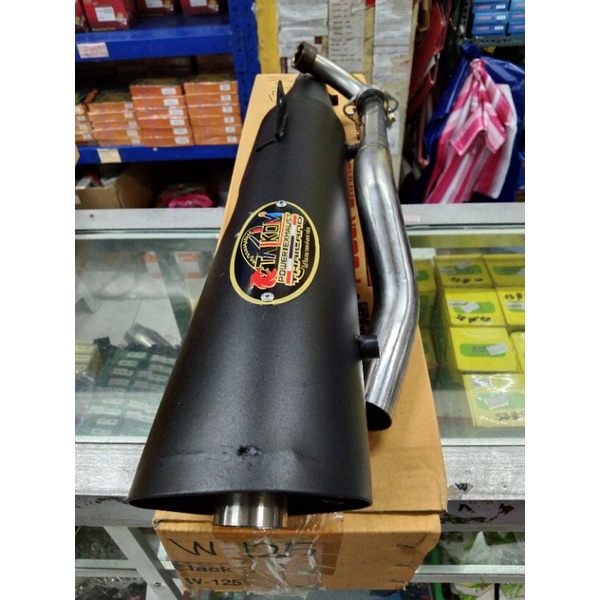 MOTORCYCLE HIRC POWER DEVELOPMENT EXHAUST MUFFLER PIPE WAVE 100