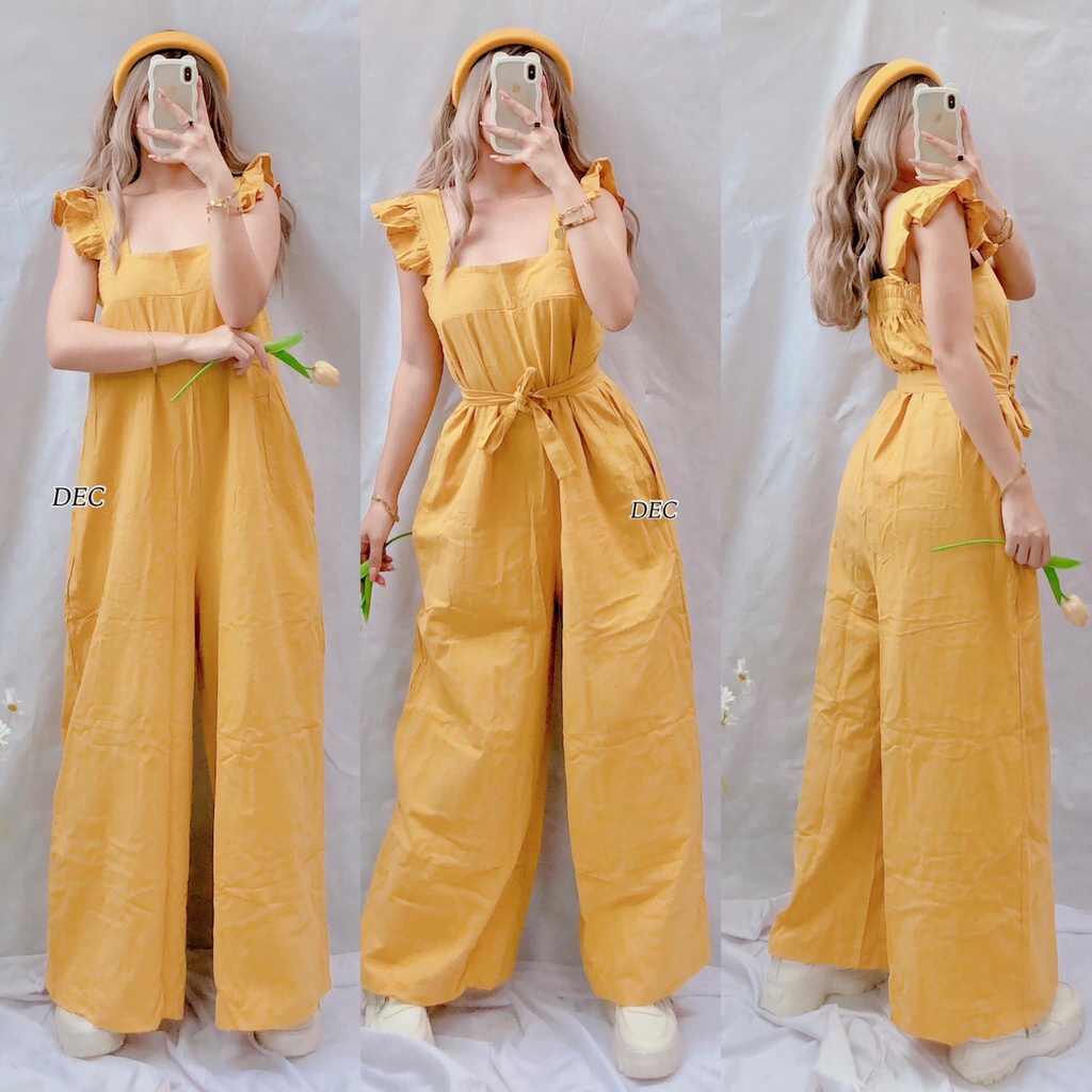 Butterfly sleeve jumpsuit 2025