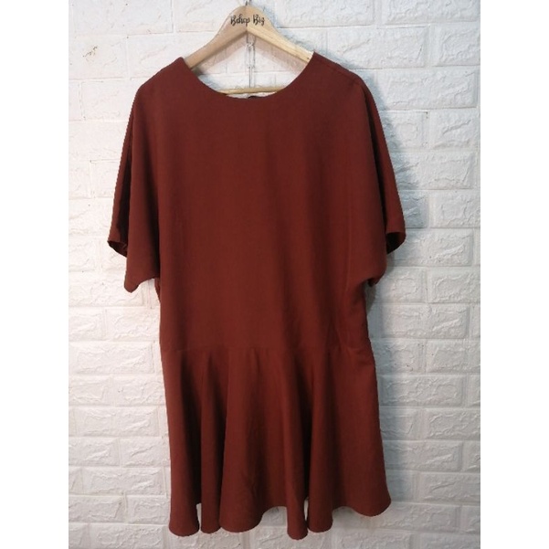 Lace And Chiffon Long Formal Dresses Rust Plus Size