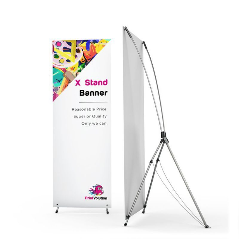 X-banner | X BANNER | Banner | Standing BANNER | Portable PORTABLE ...