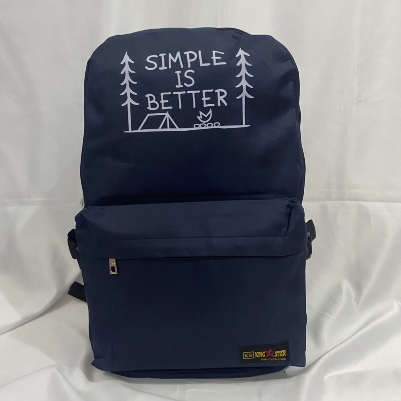 Kingstar SIMPLE IS BETTER Backpack | Shopee Philippines